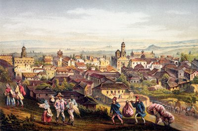トリニダード、キューバ、1840 作： Federico Mialhe