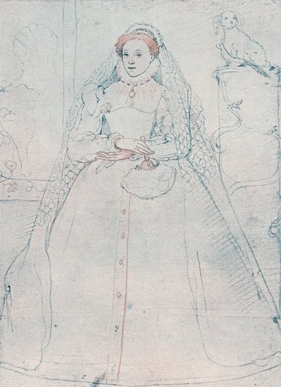 エリザベス1世、イングランドとアイルランドの女王、1575年 作： Federico Zuccaro