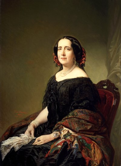 ゲルトルディス・ゴメス・デ・アベラネダ 作： Federico de Madrazo y Kuntz