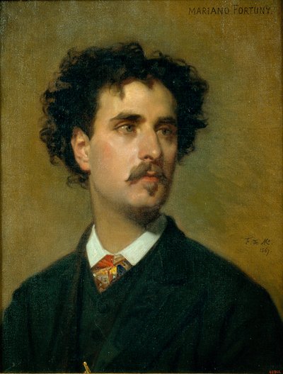 Mariano Fortuny y Madrazo (1871-1949) の肖像 - Federico de Madrazo y Kuntz (1815-1894) による絵画 - 1867 - キャンバスに油彩 - 54x42.5 - Museu Nacional d