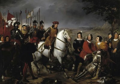 スペイン語：セリニョーラの戦いのキャンプを巡る大将 セリニョーラの戦いでのゴンサロ・フェルナンデス・デ・コルドバ
 またはスペイン語：セリニョーラの戦いの後、ルイス・デ・アルマニャックの遺骸を発見する大将（Gonzalo Fernández de Córdoba 作： フェデリコ・デ・マドラソ・イ・クンツ
