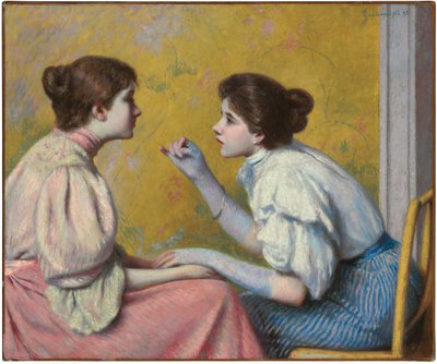 興味深い会話、1895 作： Federigo Zandomeneghi