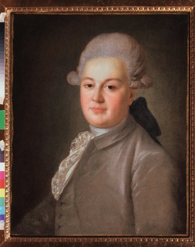 Artemi Vorontsov 伯爵 (1748-1813) の肖像画。 Fyodor (Fedor または Fiodor) Stepanovich Rokotov (1735-1808) による絵画、キャンバスに油彩、1768 年以降。 ロシア美術 作： Fedor Stepanovich Rokotov
