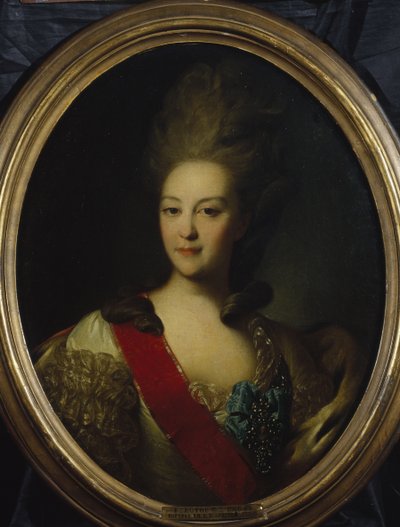 エカテリーナ伯爵夫人ニコライエフナオルロヴァ1758-1781年の肖像c。 1779 作： Fedor Stepanovich Rokotov