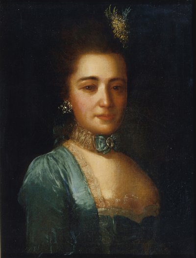 プリンスコフヤイワノフナゴリチナ王女の肖像 作： Fedor Stepanovich Rokotov
