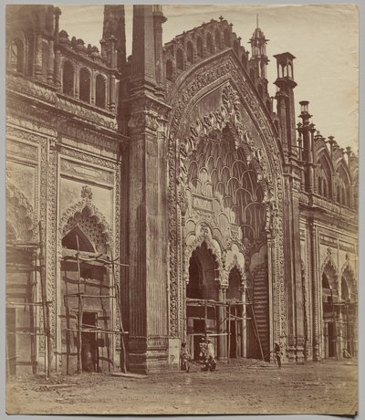 Jama Masjid Gate   1312800   ja       japanese Successfully Translated  Original: Descending Geese at the Rice Fields (Tanbo no rakugan) and Evening Bell of the Morning After (Kinuginu no bansho), from the series "Eight Views of Figures Inside and Outside  作： Felice A. Beato