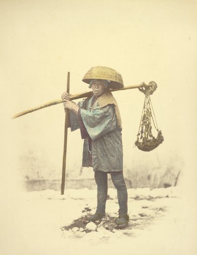 [日本人年季奉公労働者］ 作： Felice Beato