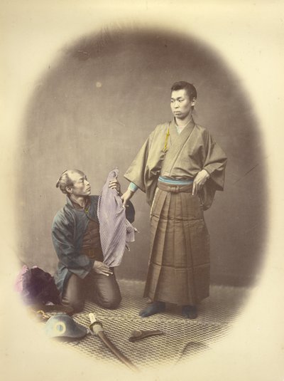 ［将校と従者］ 作： フェリーチェ・ベアト