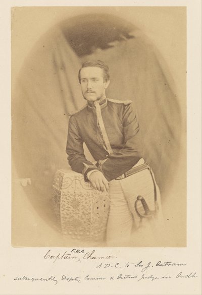キャプテンFEAChamier、ADCからSir J. Outram、その後副長官兼地区裁判官 作： Felice Beato