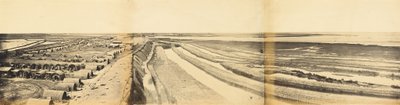 上陸地を示す南多久砦の内部、1859年6月25日 作： Felice Beato