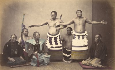 日本のヘラクレス、ニオ代表 作： Felice Beato