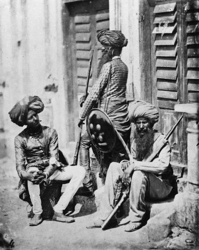 インドの反乱、1858年の間にシークの将校 作： Felice Beato