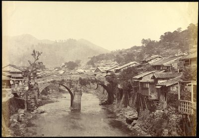 長崎の石橋 作： Felice Beato