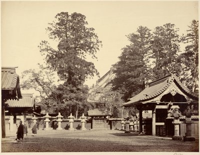 [芝の寺］ 作： Felice Beato