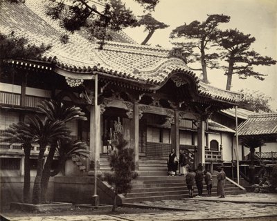 長崎四国八十二寺本堂 作： Felice Beato