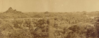 1860年10月29日、人工ミルを見せたペキン帝国冬宮殿の眺め 作： Felice Beato