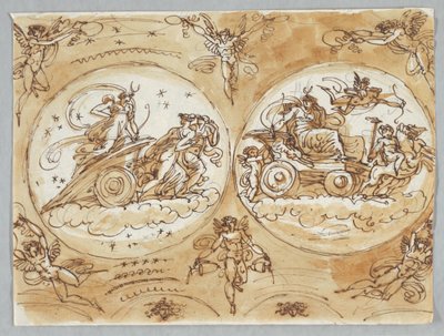 古典と有翼の図案 作： Felice Giani