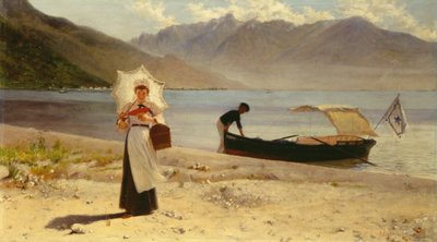 Laskeutuminen järvelle 作： Felice Zennaro