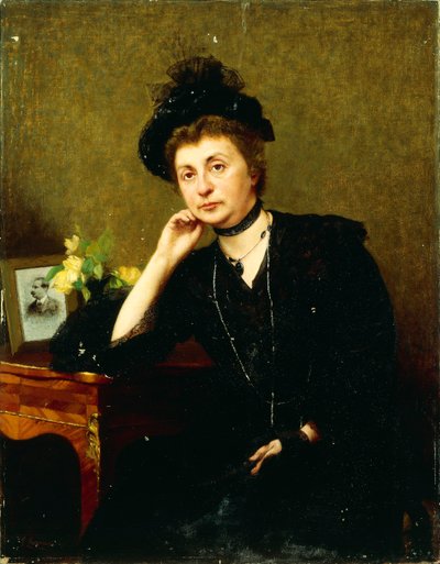 ピア・コッティーニ夫人の肖像 作： Felice Zennaro