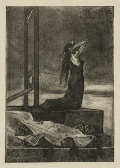 極刑: 死の苦痛 (Todesstrafe: La peine de mort) 作： Félicien Rops