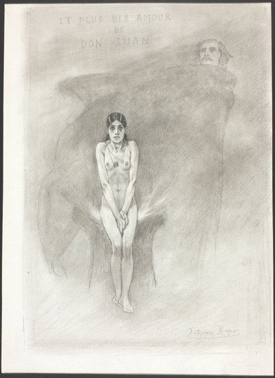 ドン・ファンの最大の愛 作： Félicien Rops