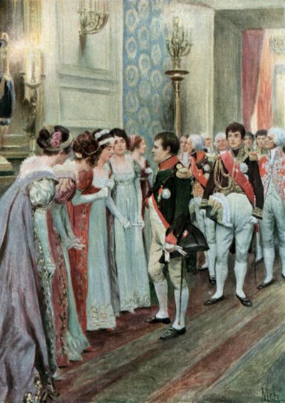 チュイルリーでのレセプション 作： Felicien baron de Myrbach Rheinfeld