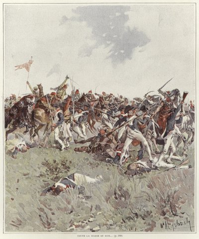 フランス革命戦争の戦い 作： Felicien baron de Myrbach Rheinfeld
