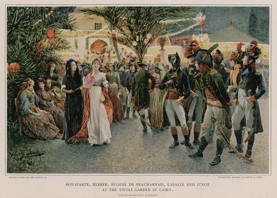 カイロのチボリ公園に集まる 作： Felicien baron de Myrbach Rheinfeld