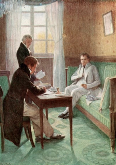 セントヘレナのナポレオン 作： Felicien baron de Myrbach Rheinfeld