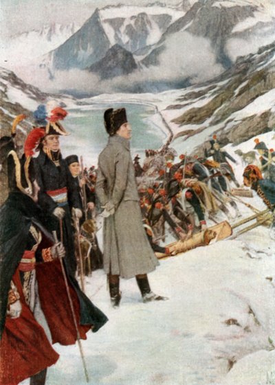 セントバーナードの通路 作： Felicien baron de Myrbach Rheinfeld