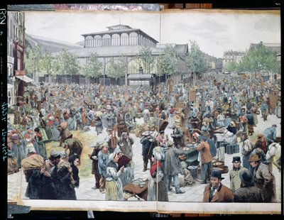 レアールの眺め、1885 作： Felicien baron de Myrbach Rheinfeld