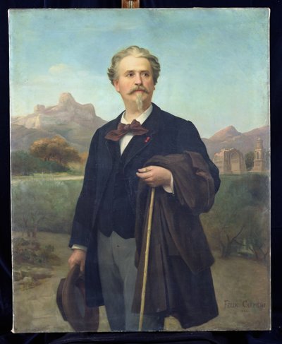 フレデリック・ミストラルの肖像（1830-1914）1885 作： Felix Auguste Clement