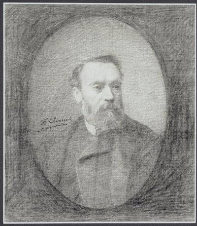 自画像 作： Felix Auguste Clement