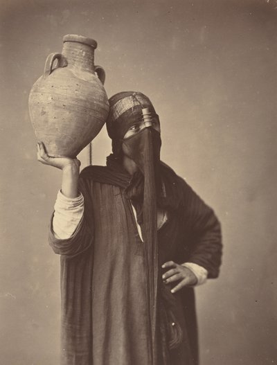 カイロの水運搬船、1870年頃（写真） 作： Félix Bonfils
