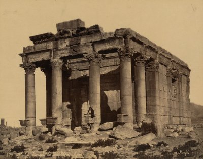 ベルまたはバールシャミン神殿（パルミラ、1875年頃）（写真 作： Félix Bonfils
