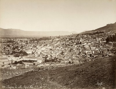 トルコのスミルネの風景 作： Félix Bonfils
