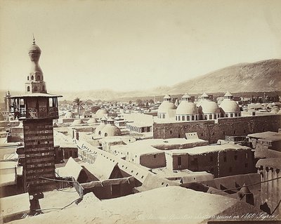 シリア・ダマスカスのキリスト教地区の風景 作： Félix Bonfils