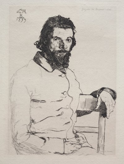 チャールズメリオン、1884年。 作： Felix Bracquemond