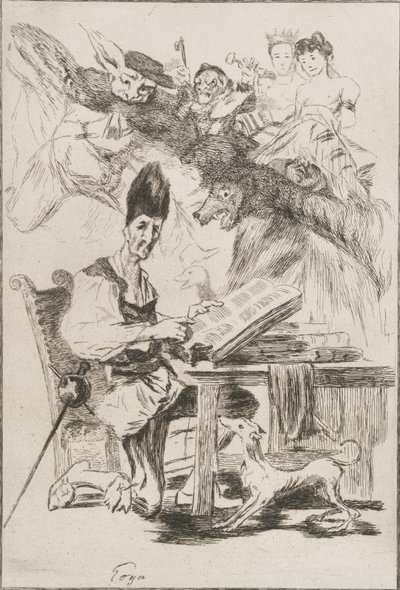 ドンキホーテ、1860 作： Felix Bracquemond