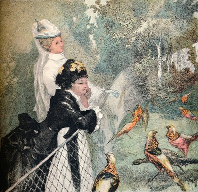 DAcclimatation Garden、c1895 作： Felix Bracquemond