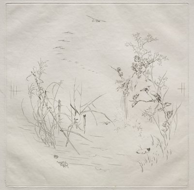 Parisian Service (ハビランド サービス): Calm (no. 3) 作： Felix Bracquemond