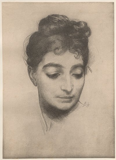 肖像画 作： Felix Bracquemond