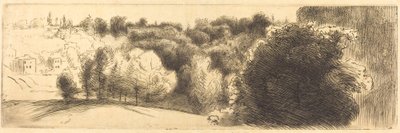 ベルビューへ続く道 作： Felix Bracquemond