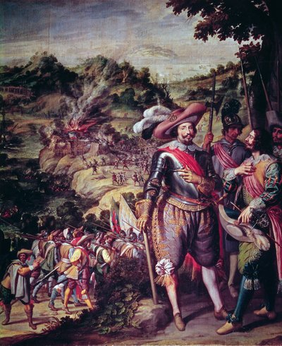 1634年サンクリストバル島奪還 作： Felix Castello