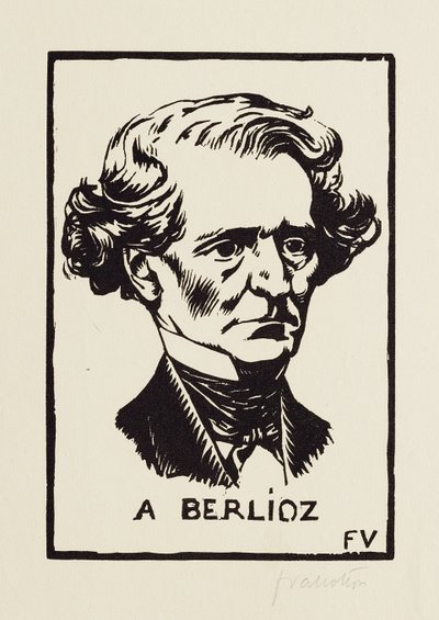 ベルリオーズ、1891年 作： Felix Edouard Vallotton
