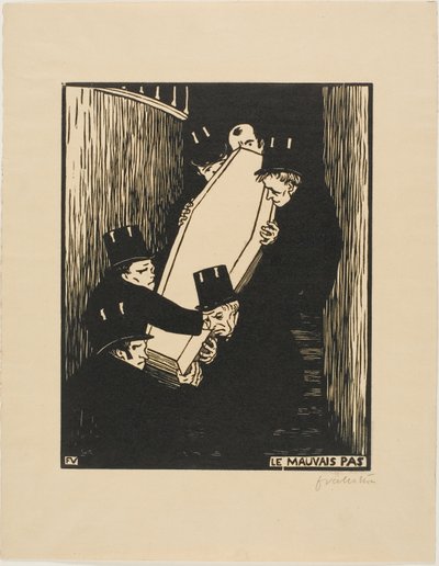 タイトコーナー 作： Felix Edouard Vallotton