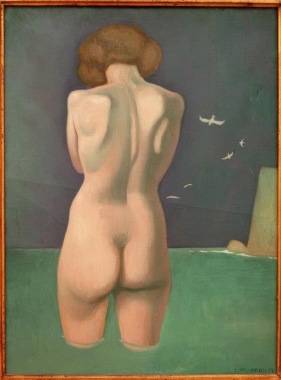 鳥の水浴び 作： Felix Edouard Vallotton