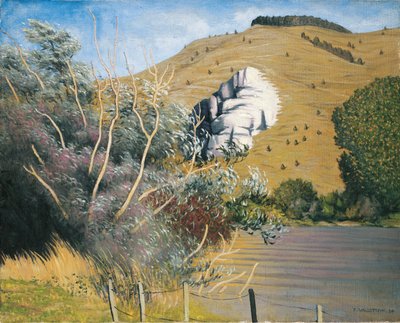トゥルネドスのセーヌ河岸、1920 作： Felix Edouard Vallotton