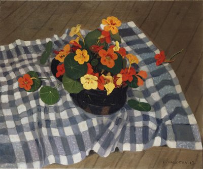 キンレンカのボウル 作： Felix Edouard Vallotton