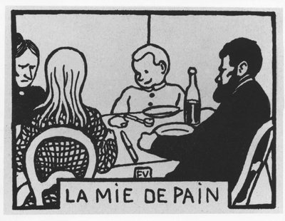 人参の毛："la crumb de pain", Jules Renard, illustration by Felix Vallotton, ed.フラマリオン。 作： Felix Edouard Vallotton